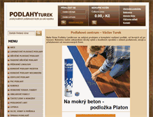 Tablet Screenshot of podlahy-turek.cz